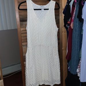 White lace dress